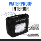 Club Scrub Pro Golf Club And Golf Ball Cleaning Bag, Waterproof Clean Face Technology Liner, Perfectly Dry Microfiber Exterior,
