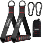 Hpygn Exercise Handles, Replacement Fitness Equipment For Pilates,Yoga,Strength Trainer, Heavy Duty Comfortable Cable Handle Com