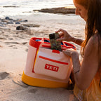 YETI Sidekick Dry 3L Gear Case, Peach/Beekeeper