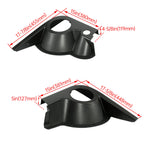 Hecasa Golf Cart Speaker Pod Kit Compatible With 1994+ Ezgo Txt Replacement For 627153 Plastic Black