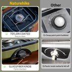 Naturehike 2 Burner Folding Camping Stove, Portable Propane Gas Stove With Carry Bag, 16000 Btu High-Performance Camp Stove With