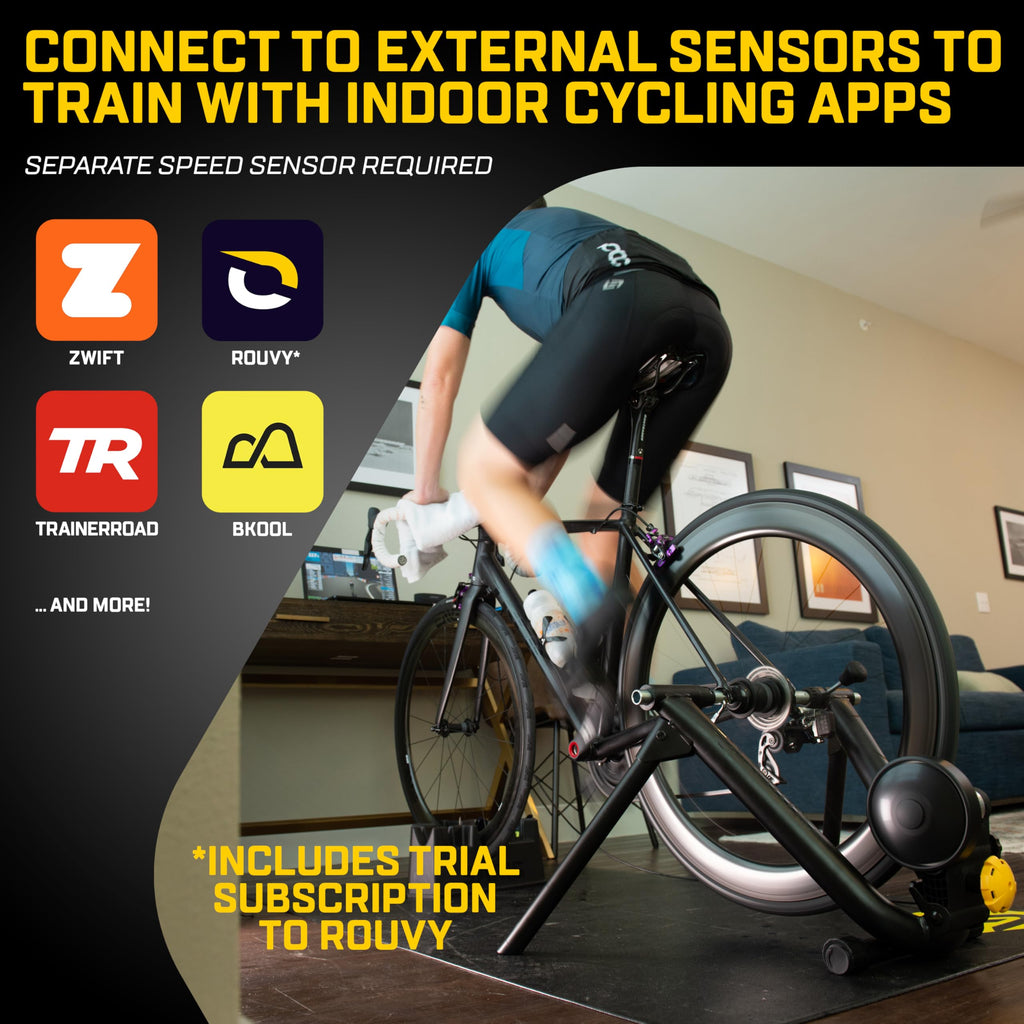 Saris Magnetic Plus Indoor Bike Trainer, Magnetic Resistance, Compatible With Zwift App