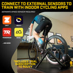 Saris Magnetic Plus Indoor Bike Trainer, Magnetic Resistance, Compatible With Zwift App