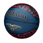 Wilson Nba Team Graffiti Basketball - New Orleans Pelicans, Size 7-29.5''