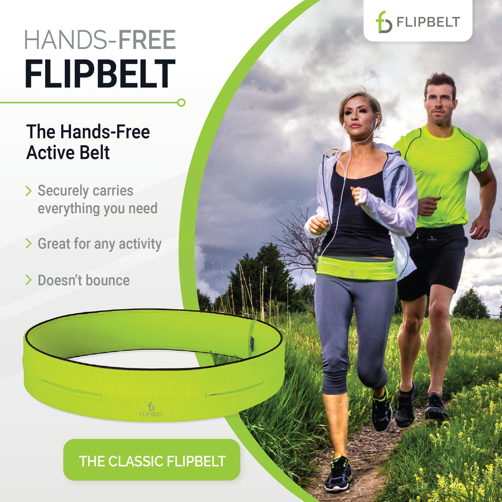 Flipbelt Mens Fb0114-Neoy-S1, Neon Yellow, Small