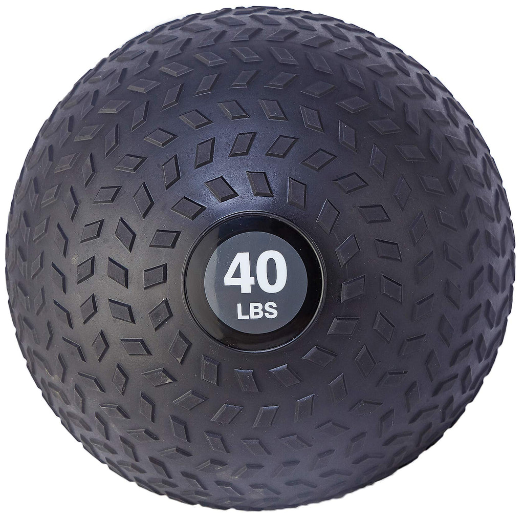 Fitvids Workout Exercise Fitness Weighted Medicine Ball, Wall Ball And Slam Ball, Slam Ball, 40 Pounds