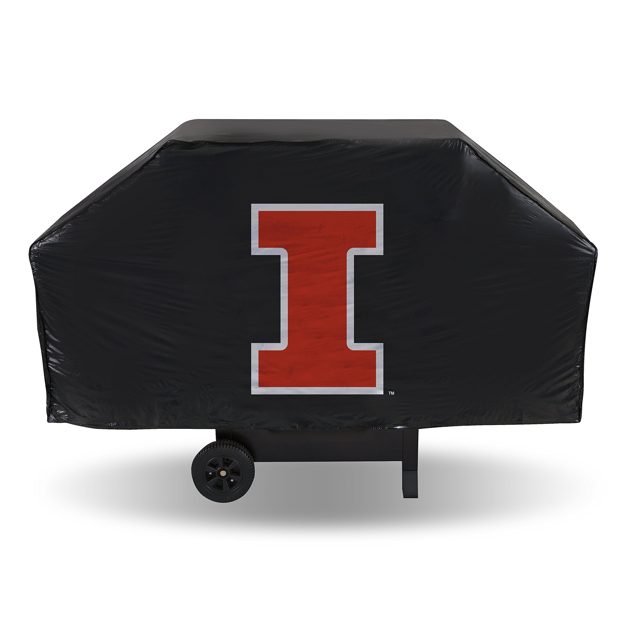 Rico Industries NCAA Vinyl Grill Cover, Illinois Fighting Illini