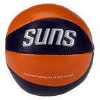 Franklin Sports Nba Phoenix Suns Toy Basketballs - 2 Pack Of Kids Soft Mini Basketballs For Over The Door + Indoor Hoops - Nba F