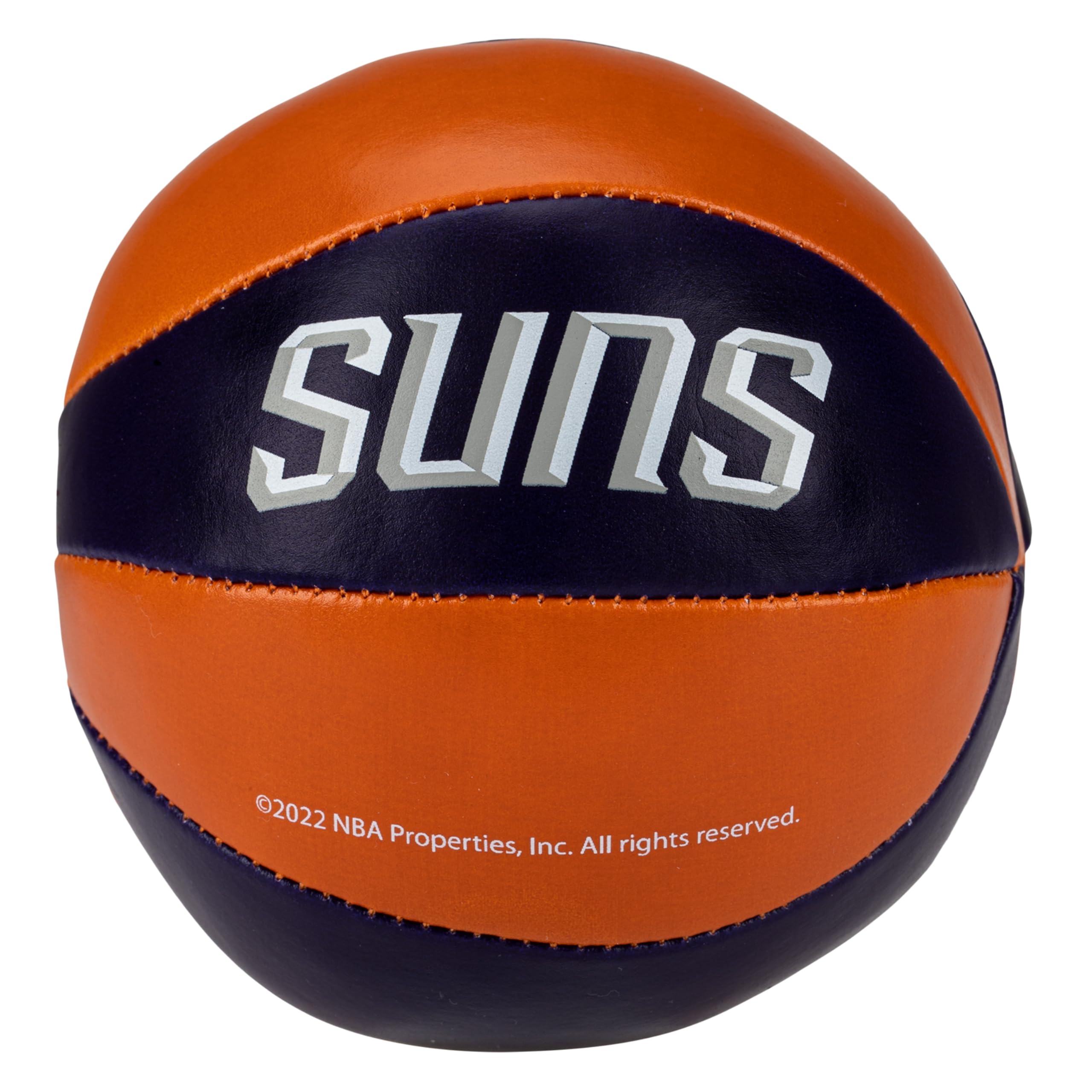 Franklin Sports Nba Phoenix Suns Toy Basketballs - 2 Pack Of Kids Soft Mini Basketballs For Over The Door + Indoor Hoops - Nba F