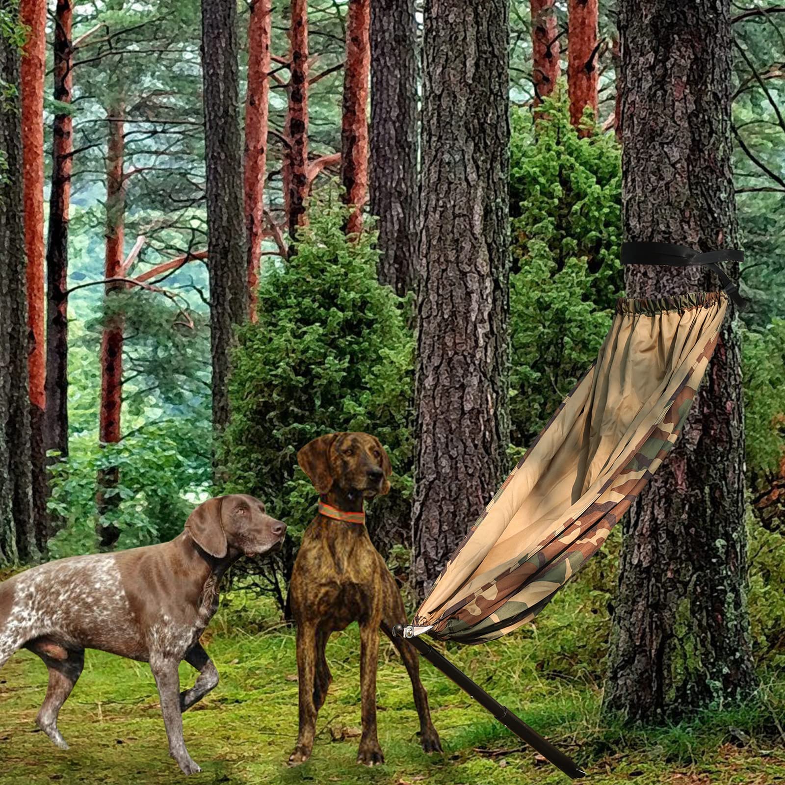 Camouflage Camping Chair Hammock Seat Hunting Chair Portable And Light Weight Camping Stool On Tree