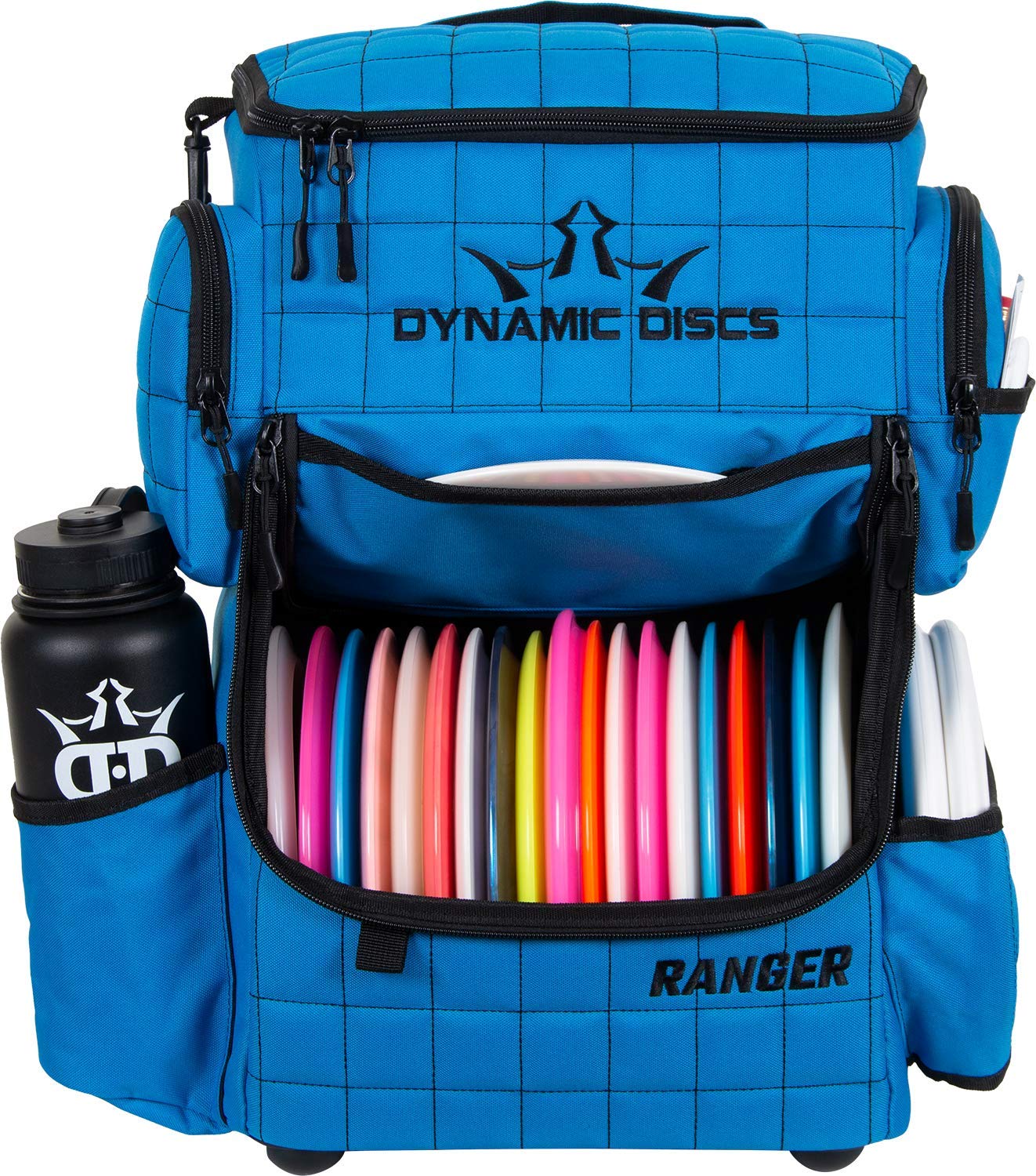 Dynamic Discs Ranger Disc Golf Backpack  Large Main Compartment That Can Hold 18+ Discs  On-Deck Disc Golf Putter Pouch Capable 