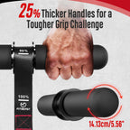 FitBeast Forearm Strengthener & Exerciser, Wrist Roller with Thicker Handle, Trainer with Adjustable Strap - Ideal for Grip Stre