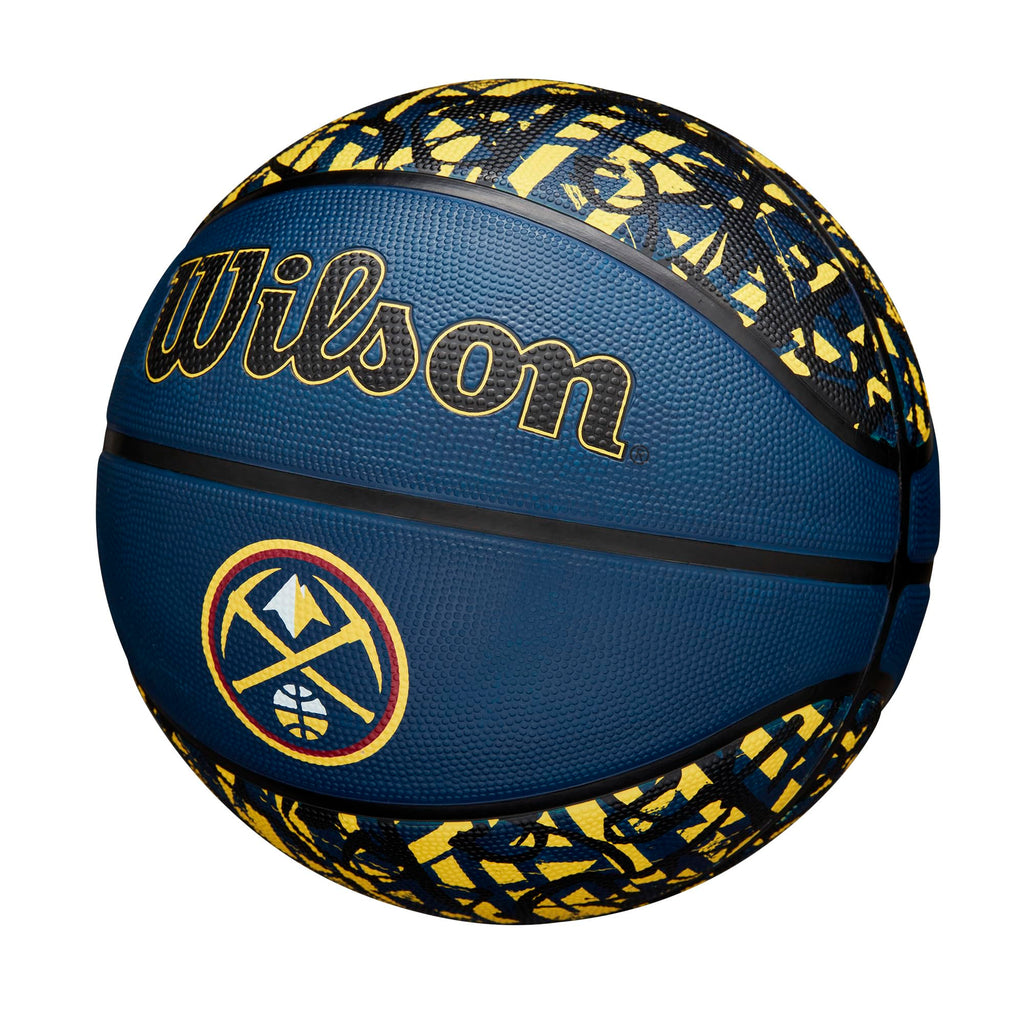 Wilson Nba Team Graffiti Basketball - Denver Nuggets, Size 7-29.5''