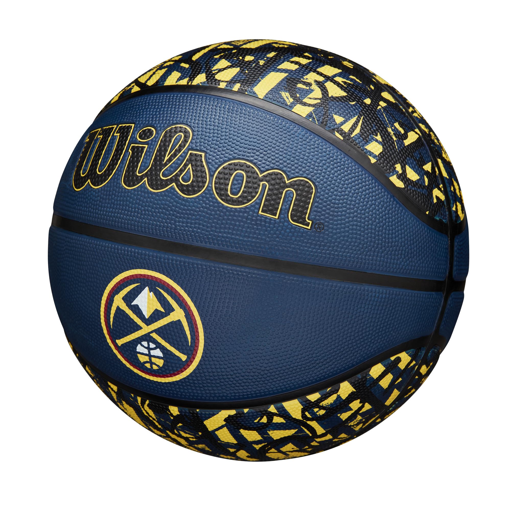 Wilson Nba Team Graffiti Basketball - Denver Nuggets, Size 7-29.5''