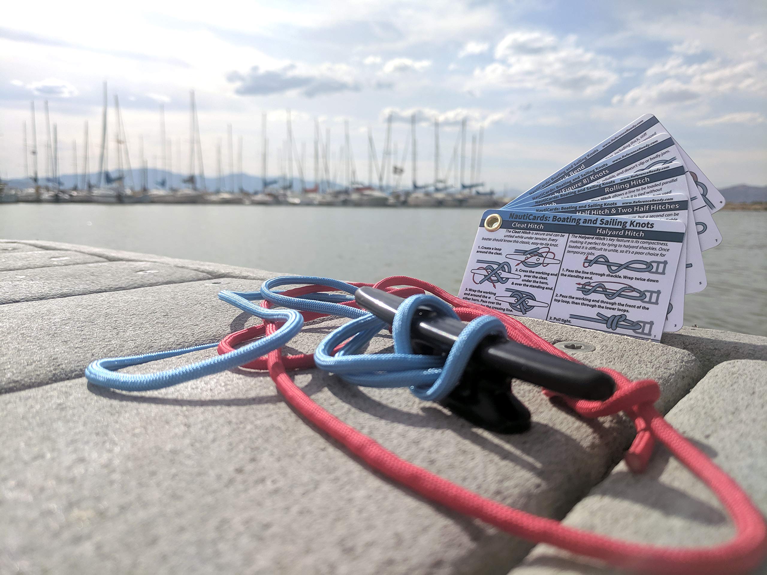 Referenceready Nautical Knot Tying Kit For Boaters And Sailors