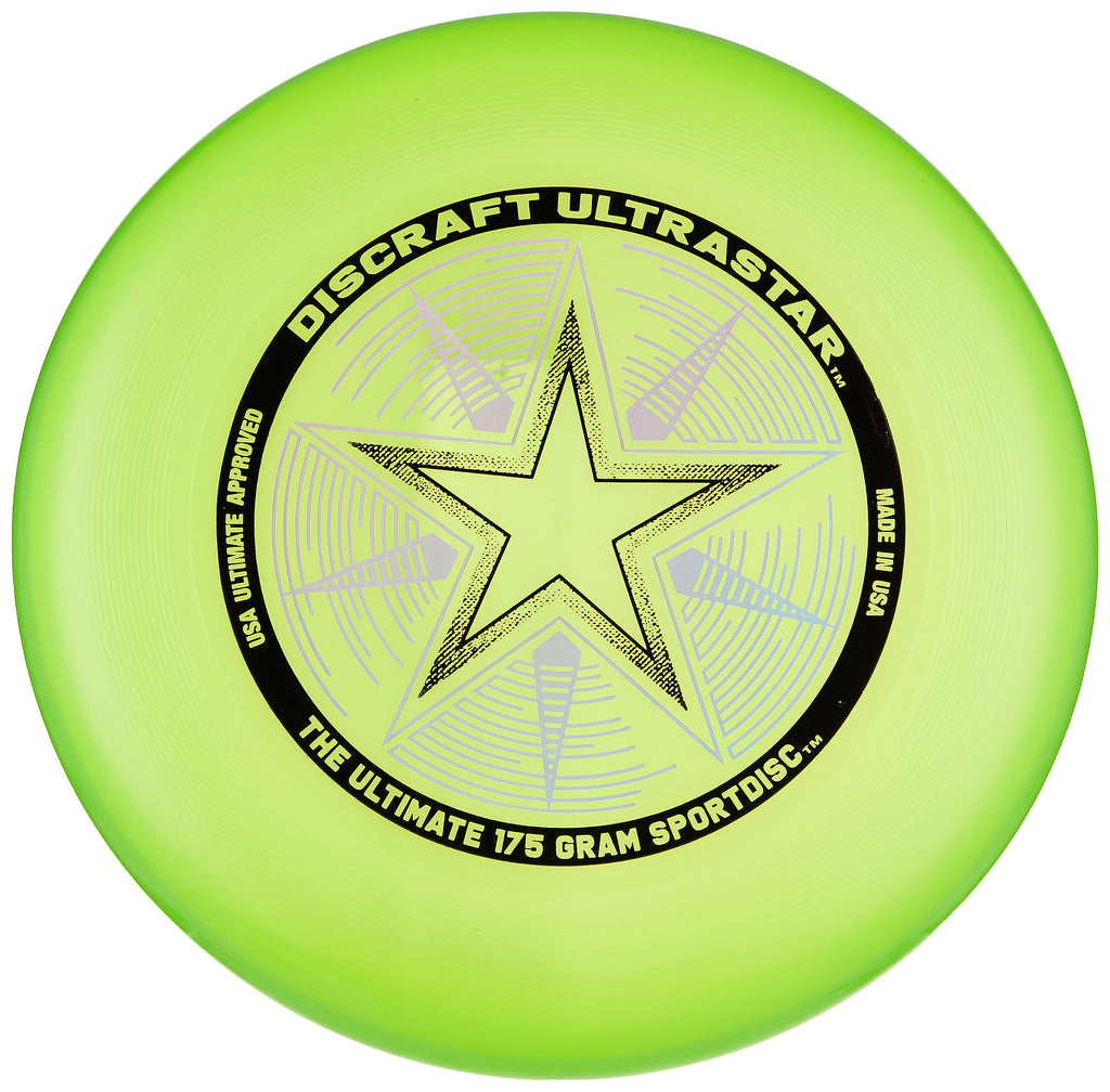 Discraft 175 Gram Ultra Star Sport Disc, Green
