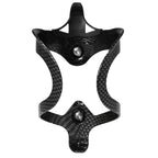 Ibera Bicycle Lightweight Aluminum Water Bottle Cage, Carbon Pattern