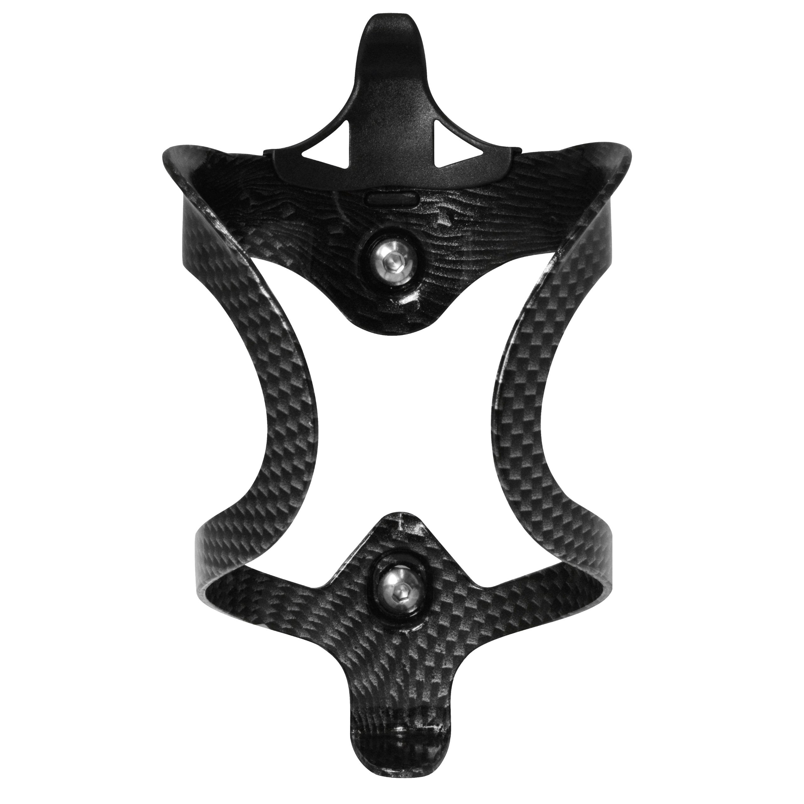 Ibera Bicycle Lightweight Aluminum Water Bottle Cage, Carbon Pattern
