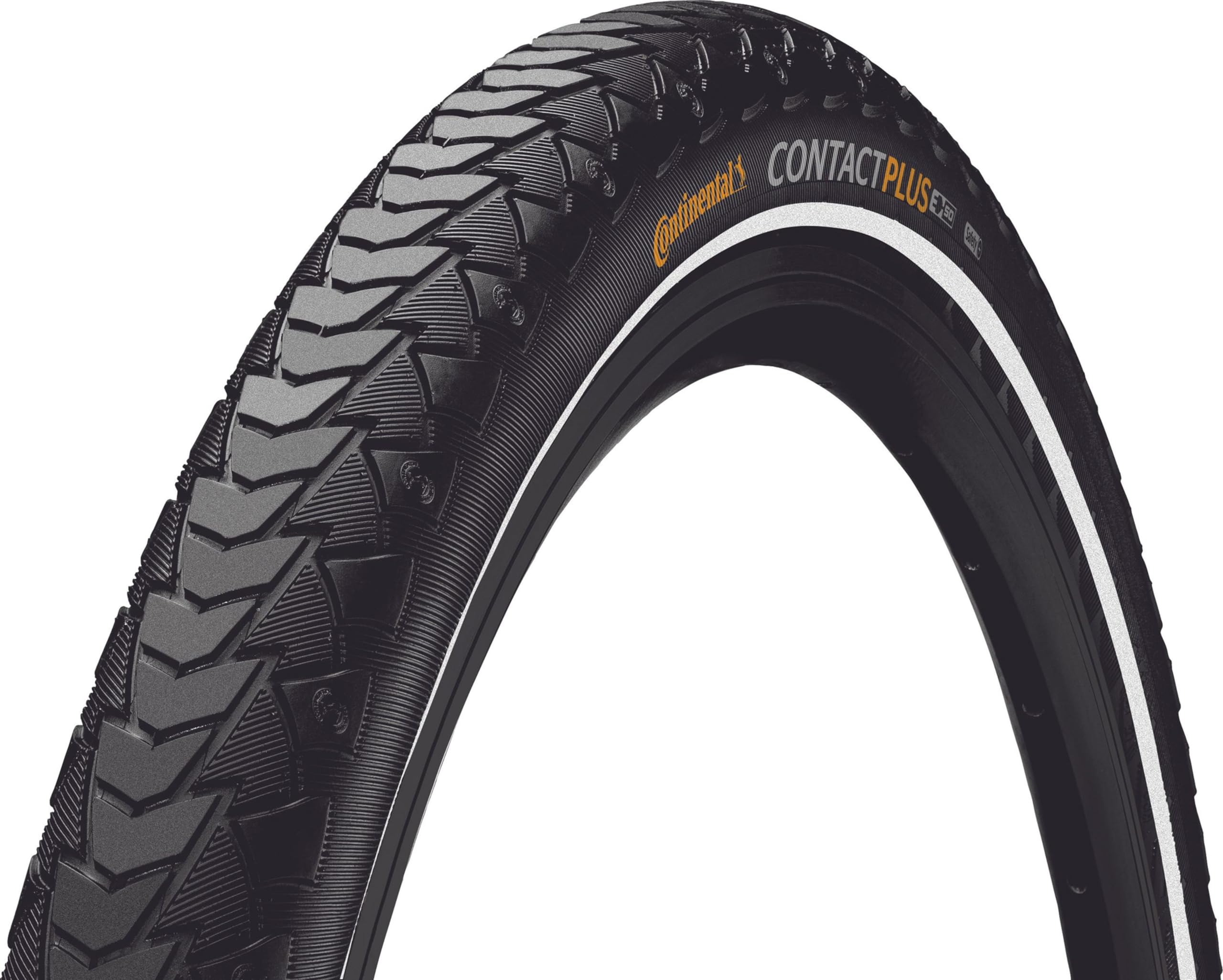 Continental Contact Plus ETRTO (47-622) 700 x 47 Reflex Bike Tires, Black