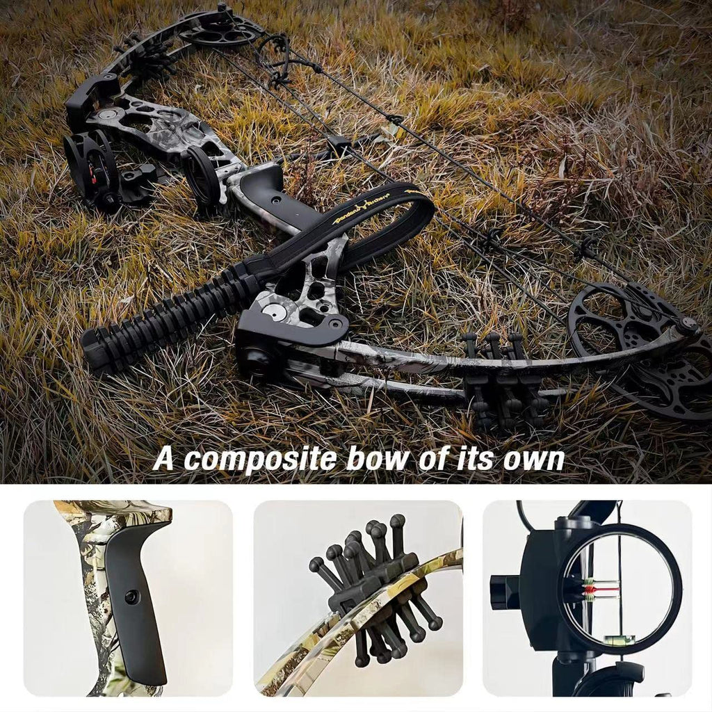 Pandarus Compound Bow Set 15-45Lbs For Pull Beginner And Teens Right Handed Adjustable 18-29 Draw Length, 320 Fps Speed, Hunting