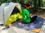 Pike Trail Pocket Beach Blanket (60 X 56) - Lightweight Sand Proof Picnic Blanket, Compact Outdoor Blanket, Waterproof Pocket Bl
