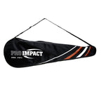 Pro Impact Graphite Carbon Fiber Squash Racket - Full Size Lightweight - With Carry On Cover & Durable Strings - Made Of Pure Gr