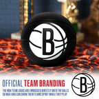 Franklin Sports Nba Brooklyn Nets Mini Foam Basketball - Kids 5.5'' Inch Toy Basketball For Over The Door + Mini Indoor Hoops -