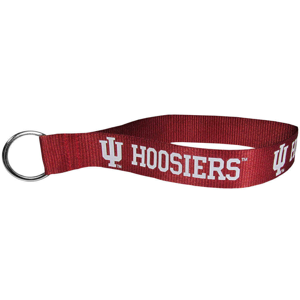 Siskiyou Sports Unisex Ncaa Indiana Hoosiers Lanyard Key Chain, Wristlet, Red