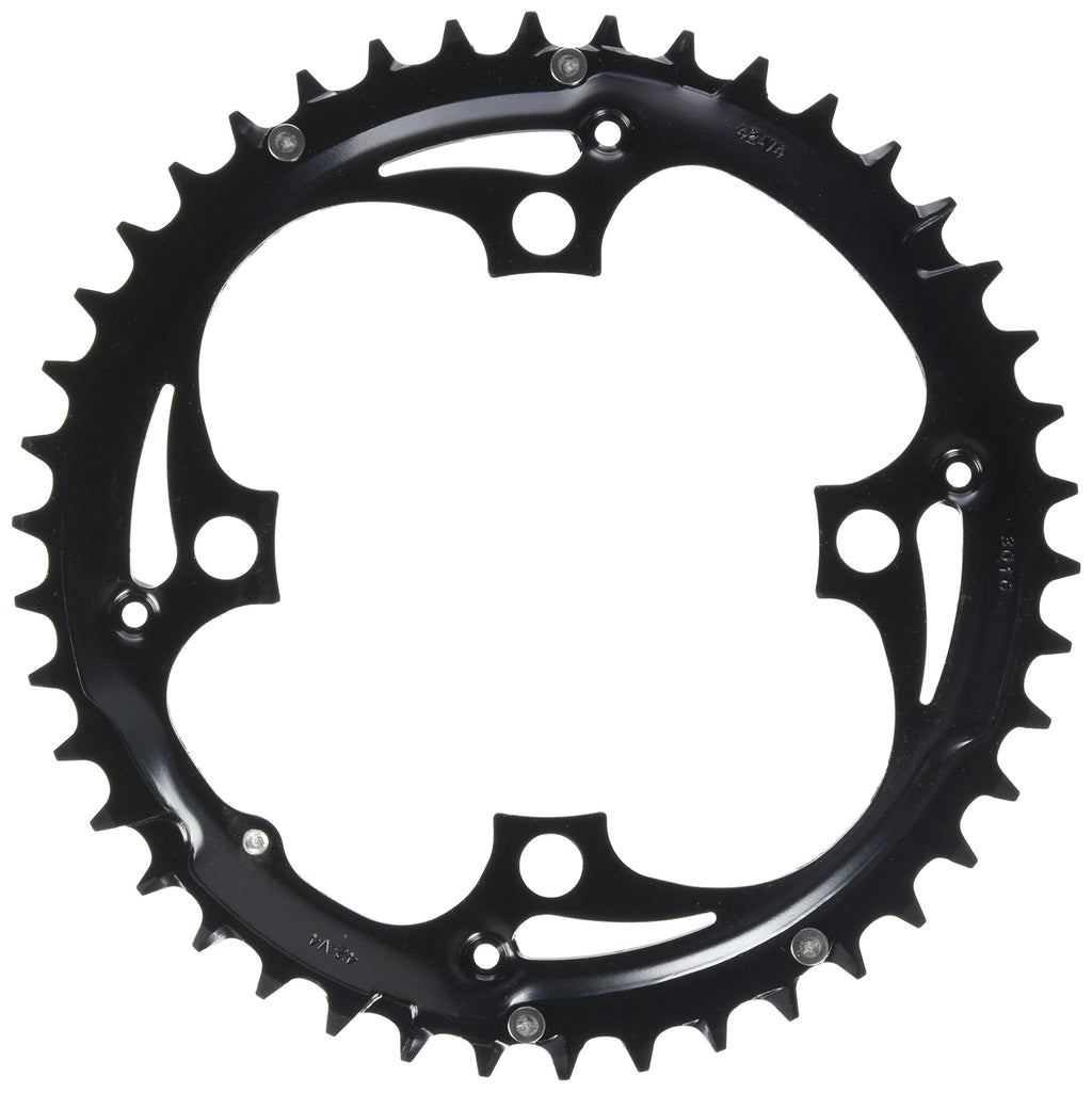 Truvativ Trushift Chainring 42T 104 Bcd 8/9/10/11-Speed Steel Black V4 Rd Mtb