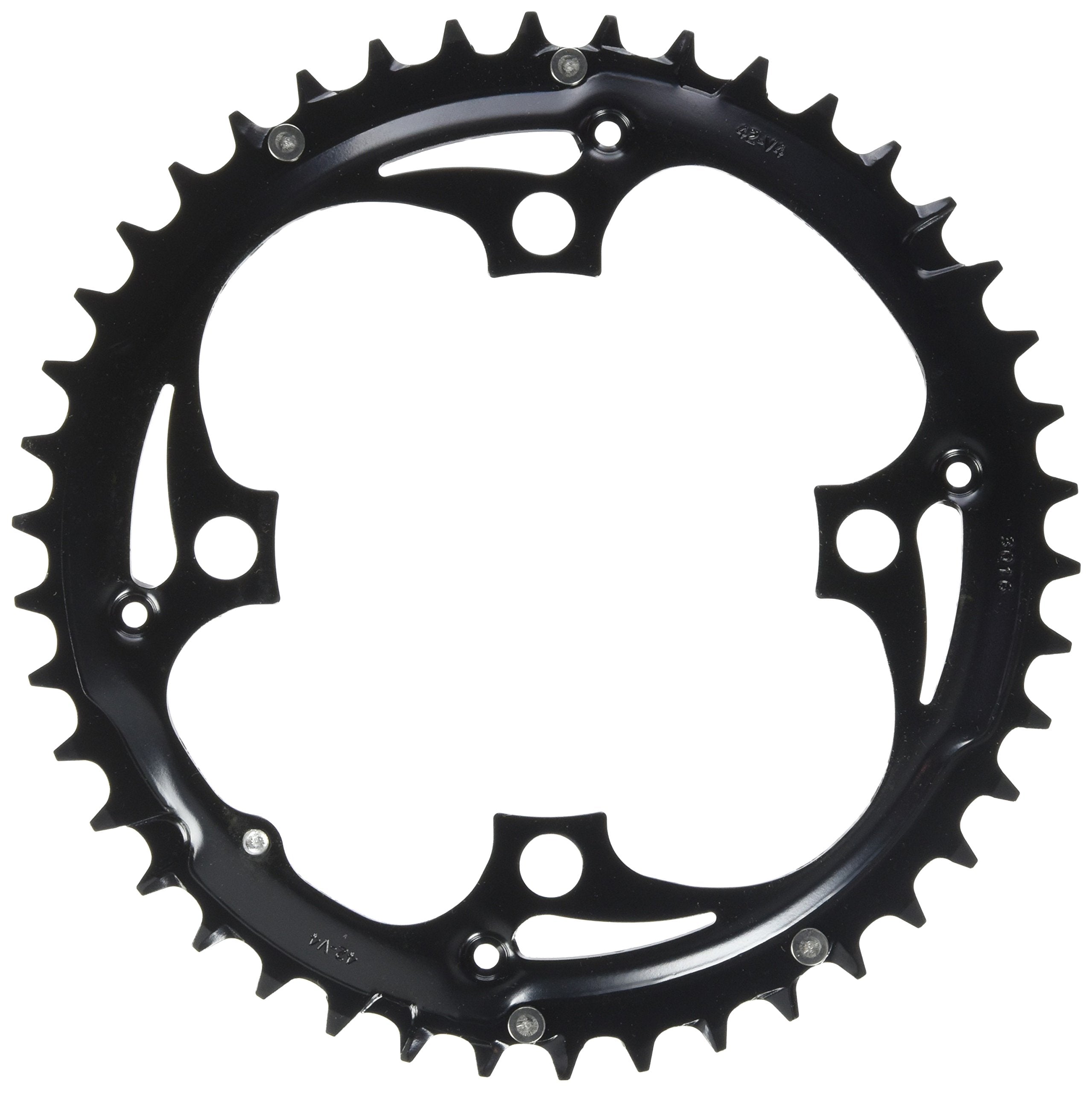 Truvativ Trushift Chainring 42T 104 Bcd 8/9/10/11-Speed Steel Black V4 Rd Mtb