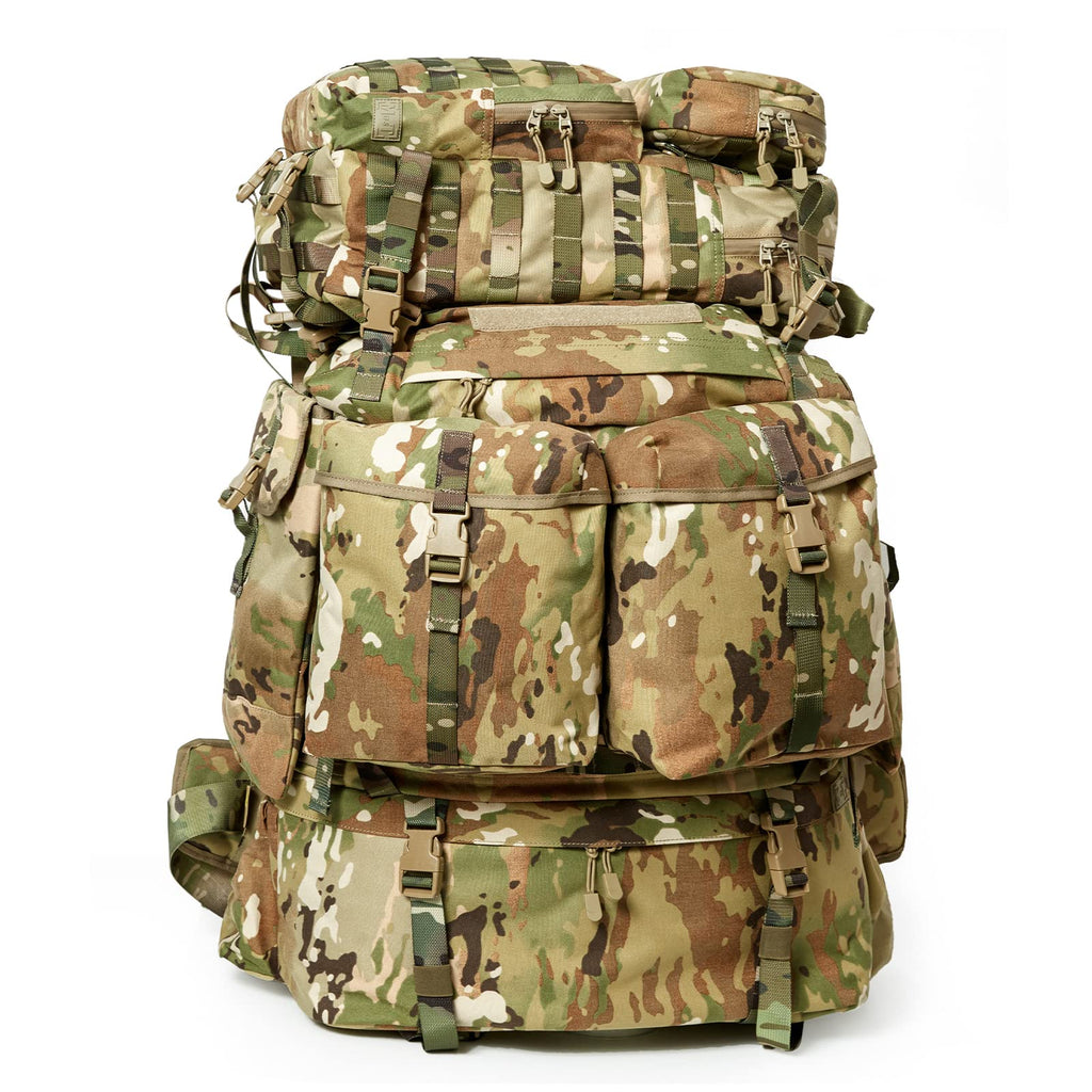 Mt Filbe 100L+ Modular Tactical Backpack System Military Rucksack With External Abs Frame, Detachable Assault Pack & Hydration C