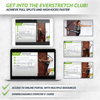 Everstretch Leg Stretcher Lite: Get Flexible With Over The Door Flexibility Trainer | Stretching Equipment For Ballet, Dance, Ma