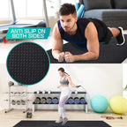 Yes4All Interlocking Exercise Foam Mats With Border - Interlocking Floor Mats For Gym Equipment - Eva Interlocking Floor Tiles ,