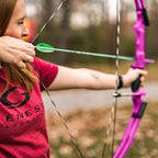 Genesis Archery Compound Bow, W/Adjustable Riser, Original, Right Handed, Purple