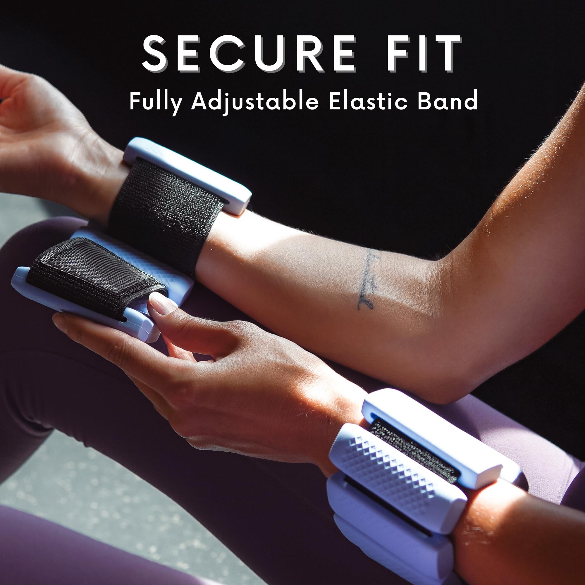 Polyfit Wrist & Ankle Weights - Adjustable Ankle Weights For Women And Men - Yoga Walking Running Dance Barre Pilates Cardio Aer