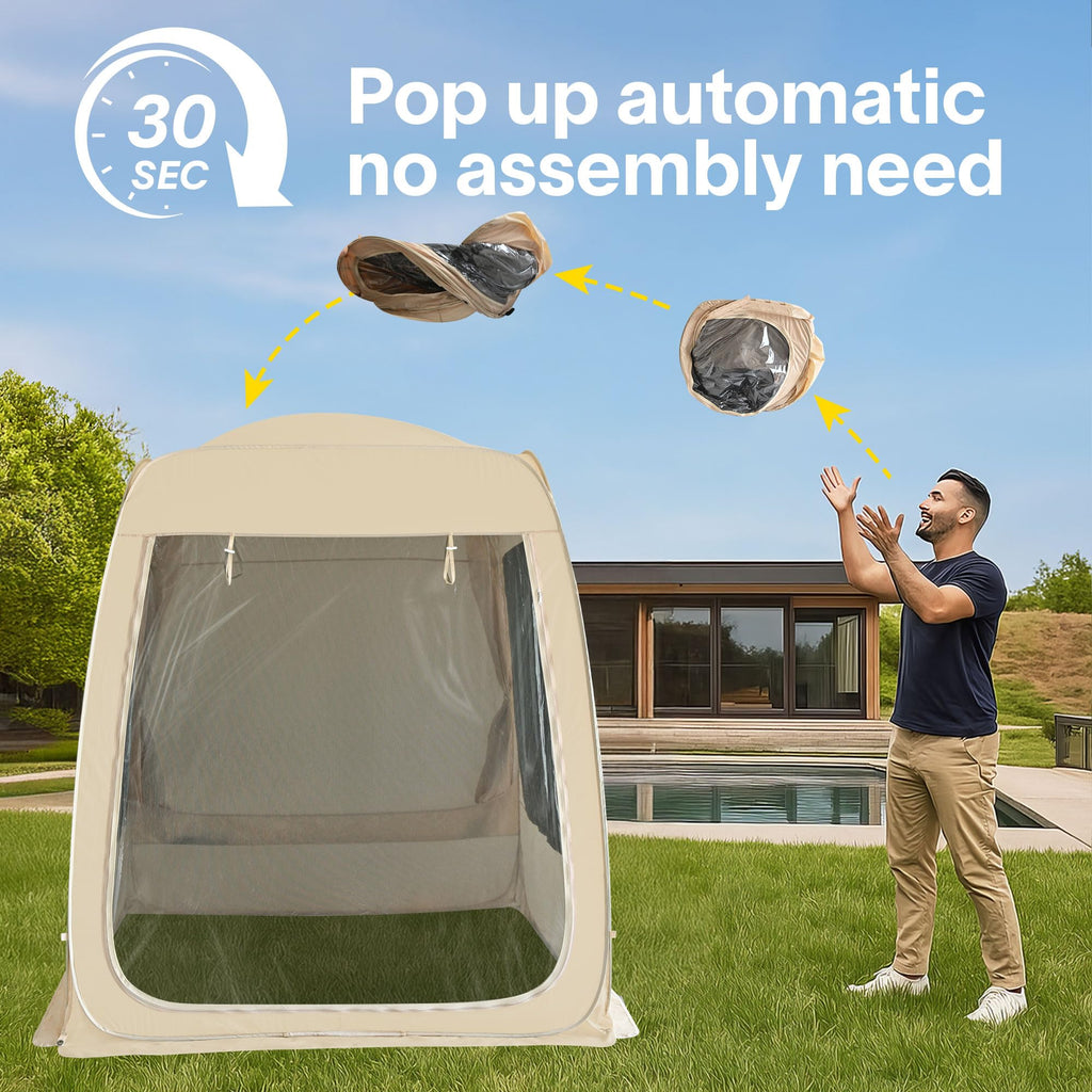 Alvantor Pop Up Screen House, 4 In 1 Outdoor Camping Tent,7'X7' Screen Room With Mosquito Netting &Waterproof Pvc, Suv Tent With