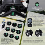 Kvv Electric Golf Push Cart With Remote Control, Smallest Folding Size, Suitable For All Terrains, Lightweight And Super Compact