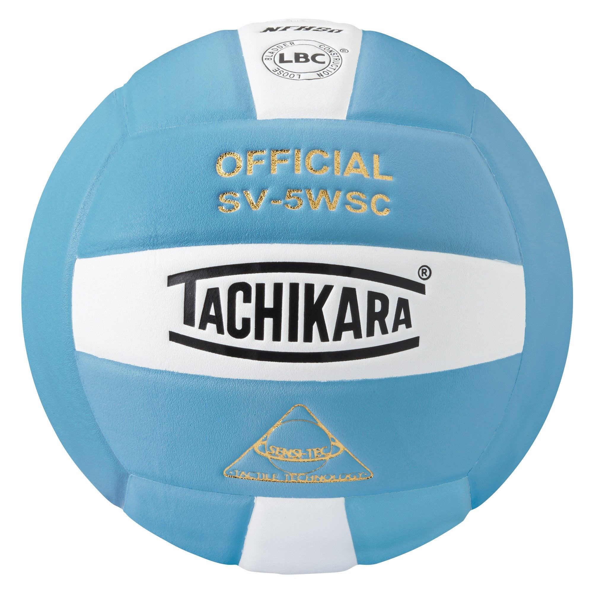 Tachikara Sv5Wsc Sensi-Tec Composite  Volleyball (Powder Blue White)