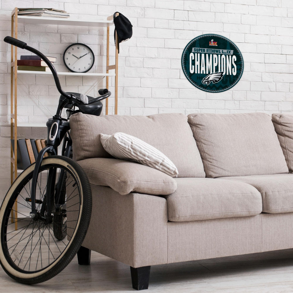 Rico Industries Nfl Football Philadelphia Eagles 2025 Super Bowl Champions Shape Cut Pennant - Home And Living Room D  Cor - Sof