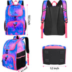 MATEIN Basketball Bag, Sturdy Soccer Bag with Ball Holder & Shoe Compartment, Large Basketball Backpack for Training Equipment,