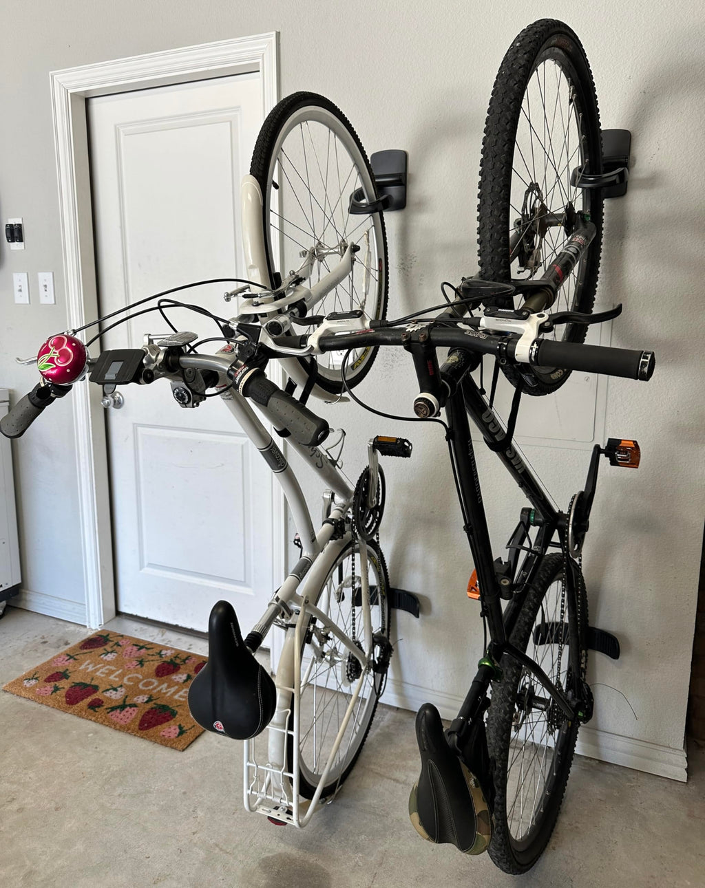 Duck Easymounts Bike Hanger - Heavy Duty Wall Mount Bicycle Rack For Garage Organization & Storage - No Tool Install - Up To 50