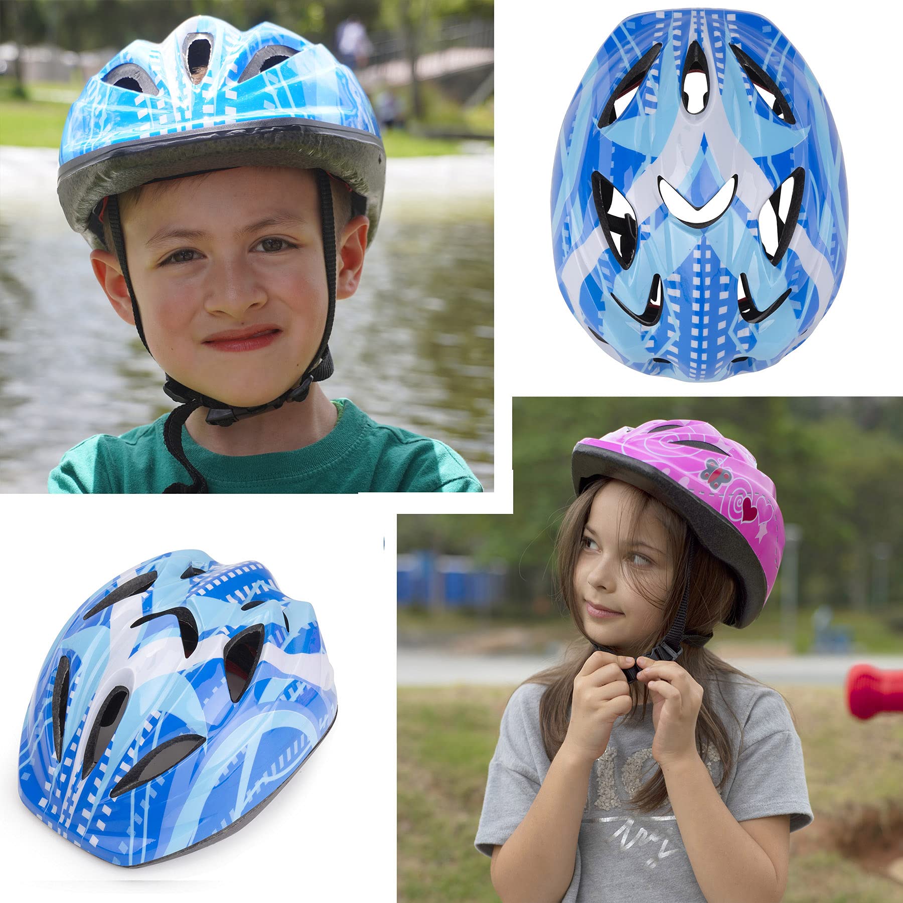Kids Bike Helmet, Lx Lermx Kid Bicycle Helmets Ages 5-14 Adjustable And Multi-Sport From Toddler To Youth Size, Durable Kids Bik