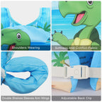 Doohalo Kids Swim Floats For 28-70 Pounds Kid Arm Shoulder Float Vest Fit For 2-8 Years Older Boys Girls Toddler Baby Children