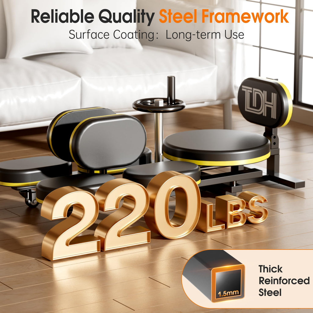 Tdh Leg Stretcher, Split Machine For Fexibility & Splits Training, Adjustable Stretching Equipment For Home Gym, Soft Padding Fo