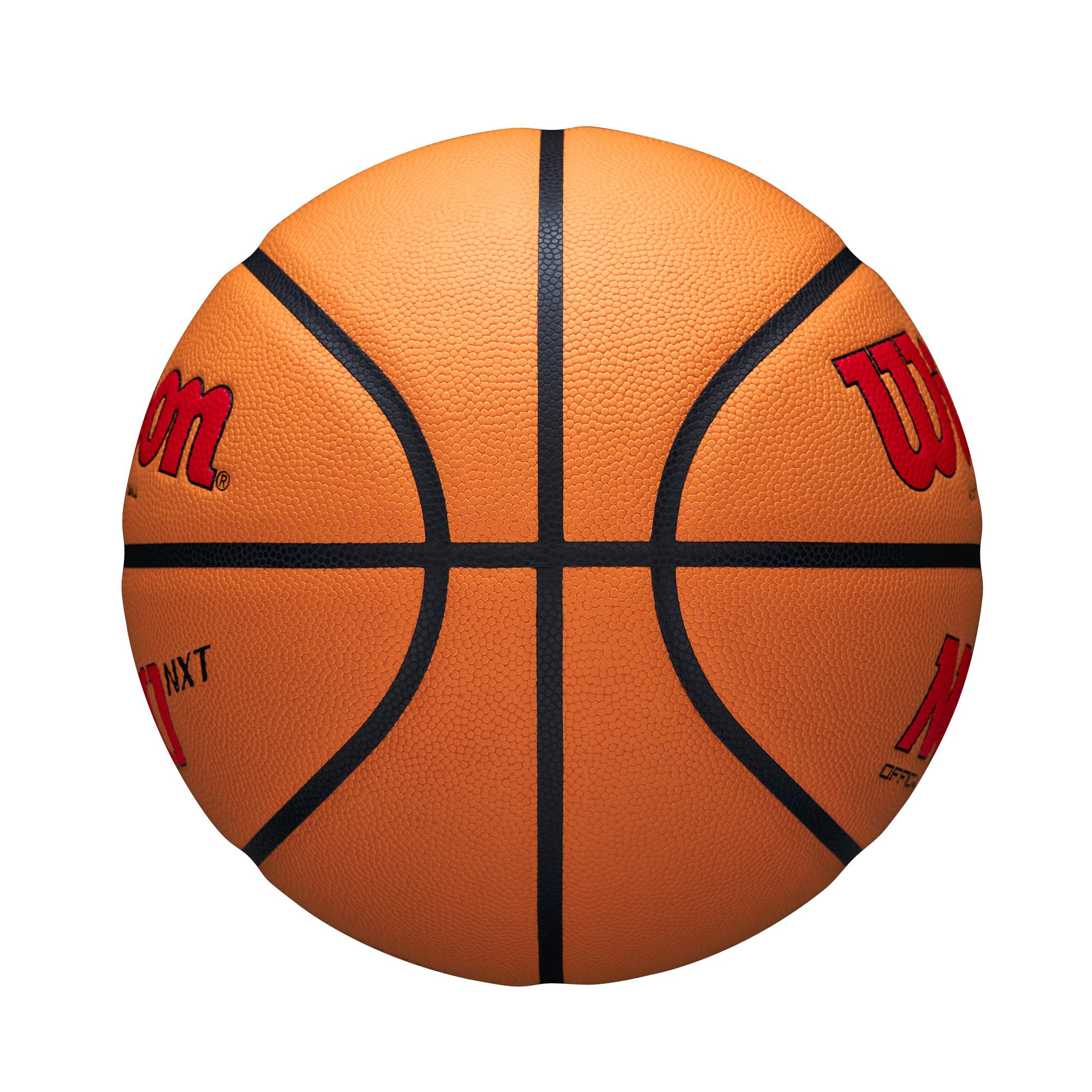 Wilson Ncaa Evo Nxt Official Indoor Game Basketball - Scarlet/Orange, Size 6-28.5''
