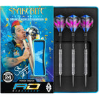 Peter Wright Snakebite Euro 11: 24G Tungsten Darts Set With Flights And Stems