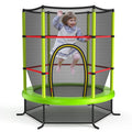 Giantex Mini Kids Trampoline with Safety Enclosure Net, No-Gap Safe Design, Easy to Assemble 4.6 Ft Outdoor Indoor Small Toddler