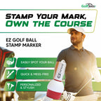 Promarking Ezballstamp Golf Ball Stamp Marker (Green Frog)