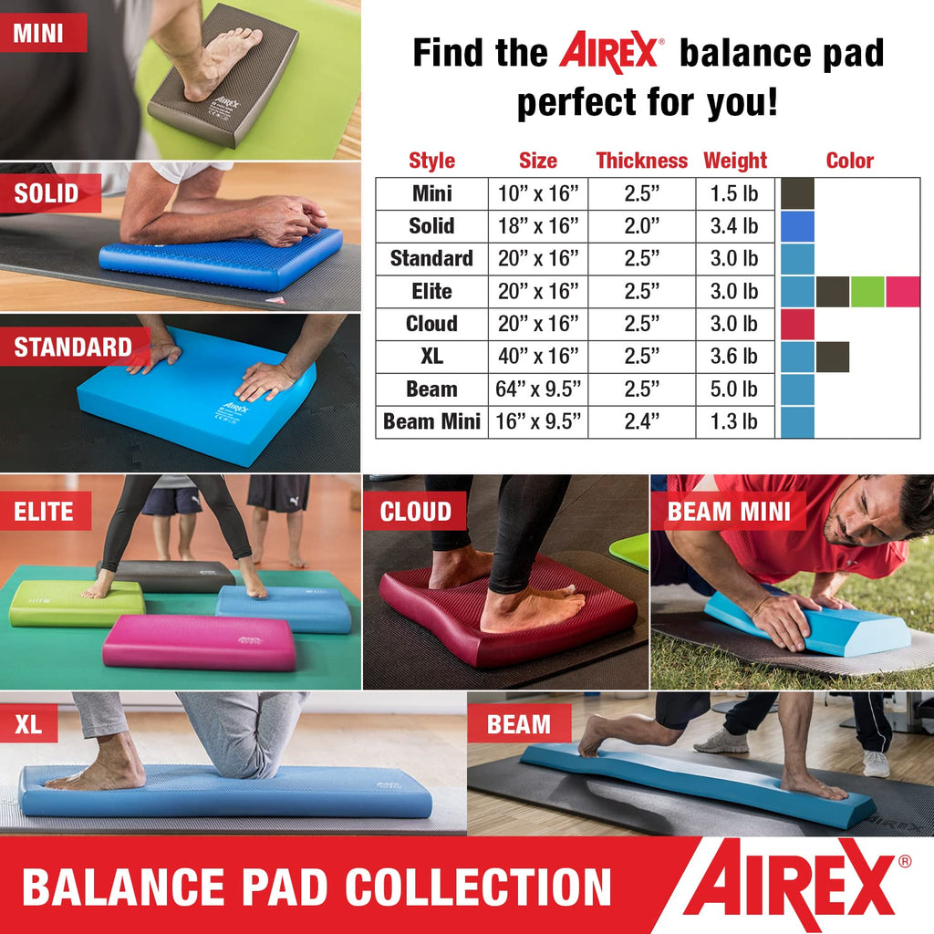 Airex Cloud Balance Pad, Ruby Red