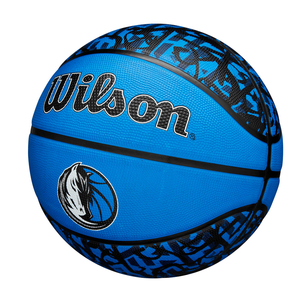 Wilson Nba Team Graffiti Basketball - Dallas Mavericks, Size 7-29.5''